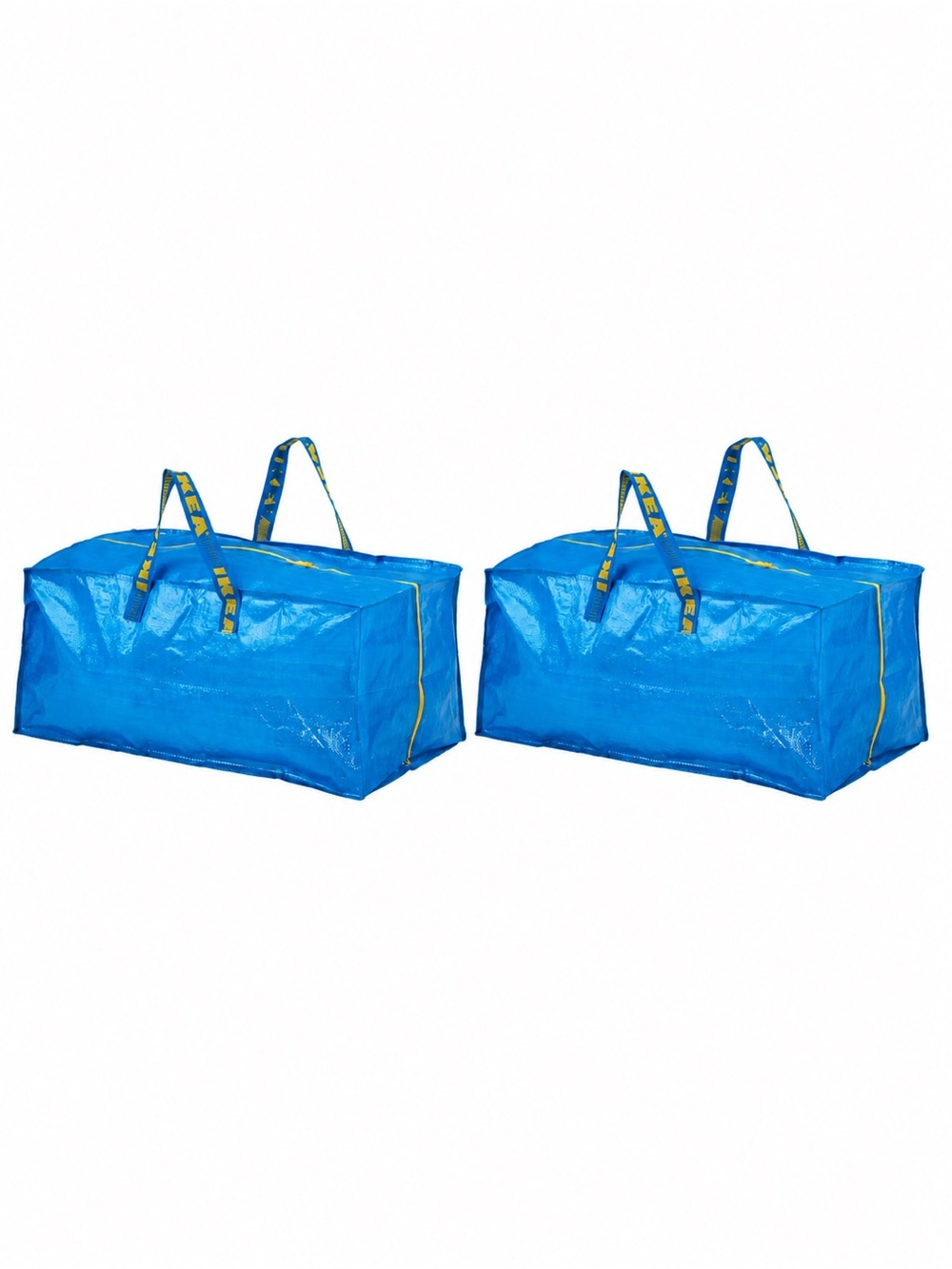 IKEA FRAKTA Storage Bag for Cart Blue 20 Gallon Zippered Large Utility Bag